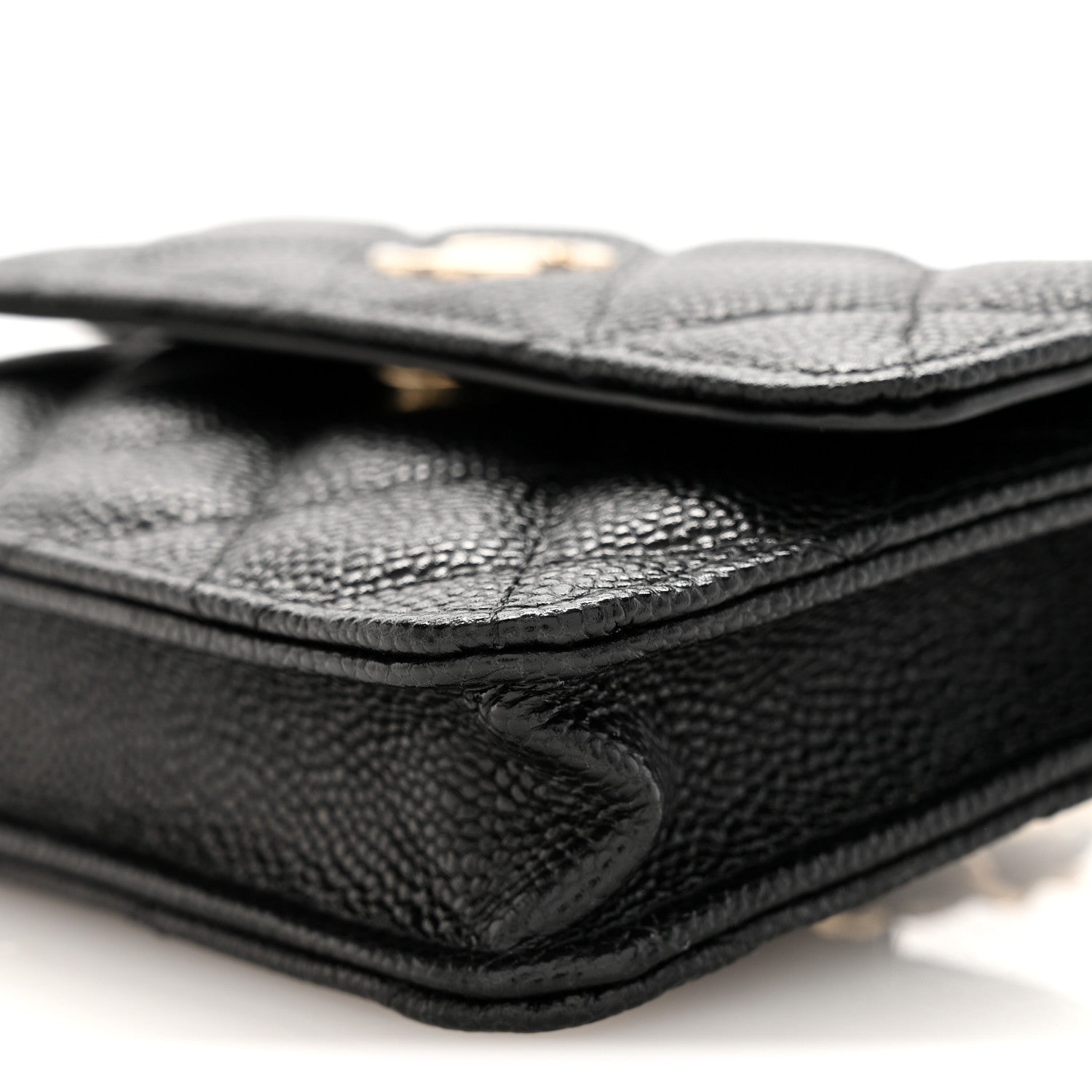 Caviar Quilted Belt Bag Black