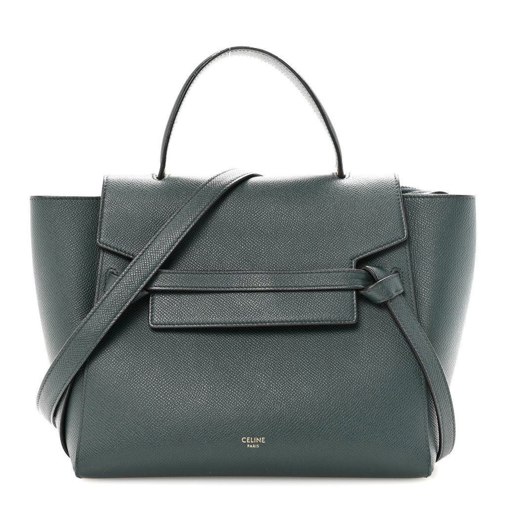 Grained Calfskin Micro Belt Bag Amazone