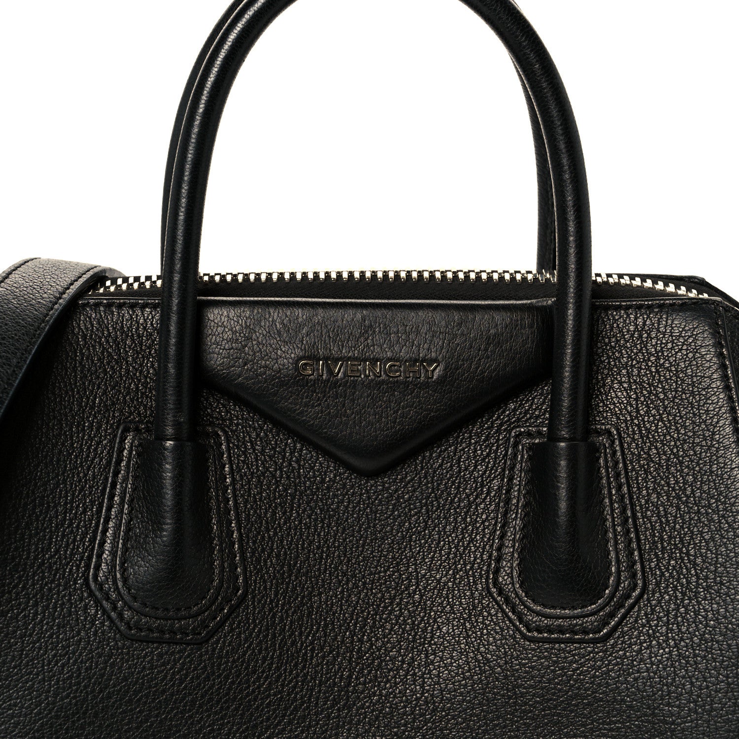 Sugar Goatskin Small Antigona Black