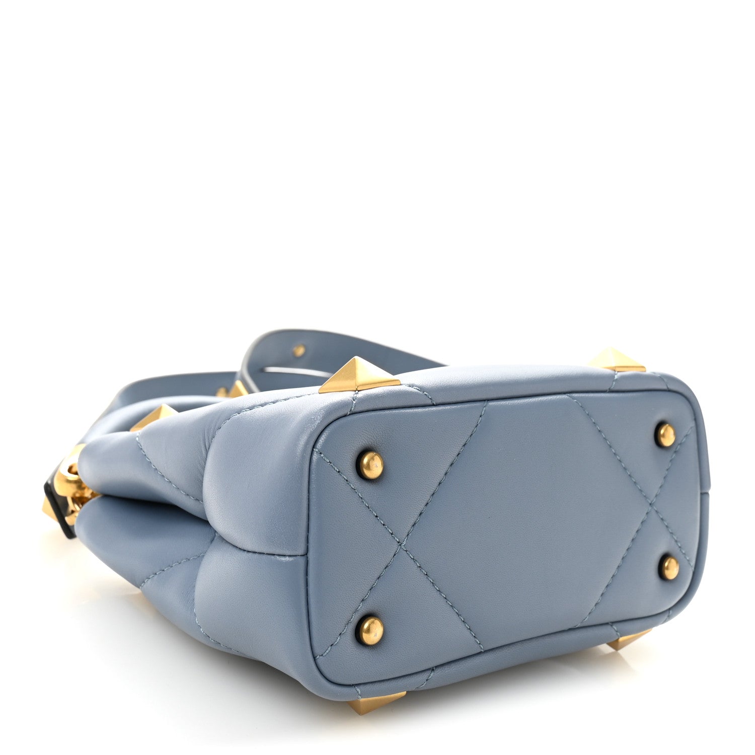 Nappa Mini Roman Stud The Handle Bag Niagara