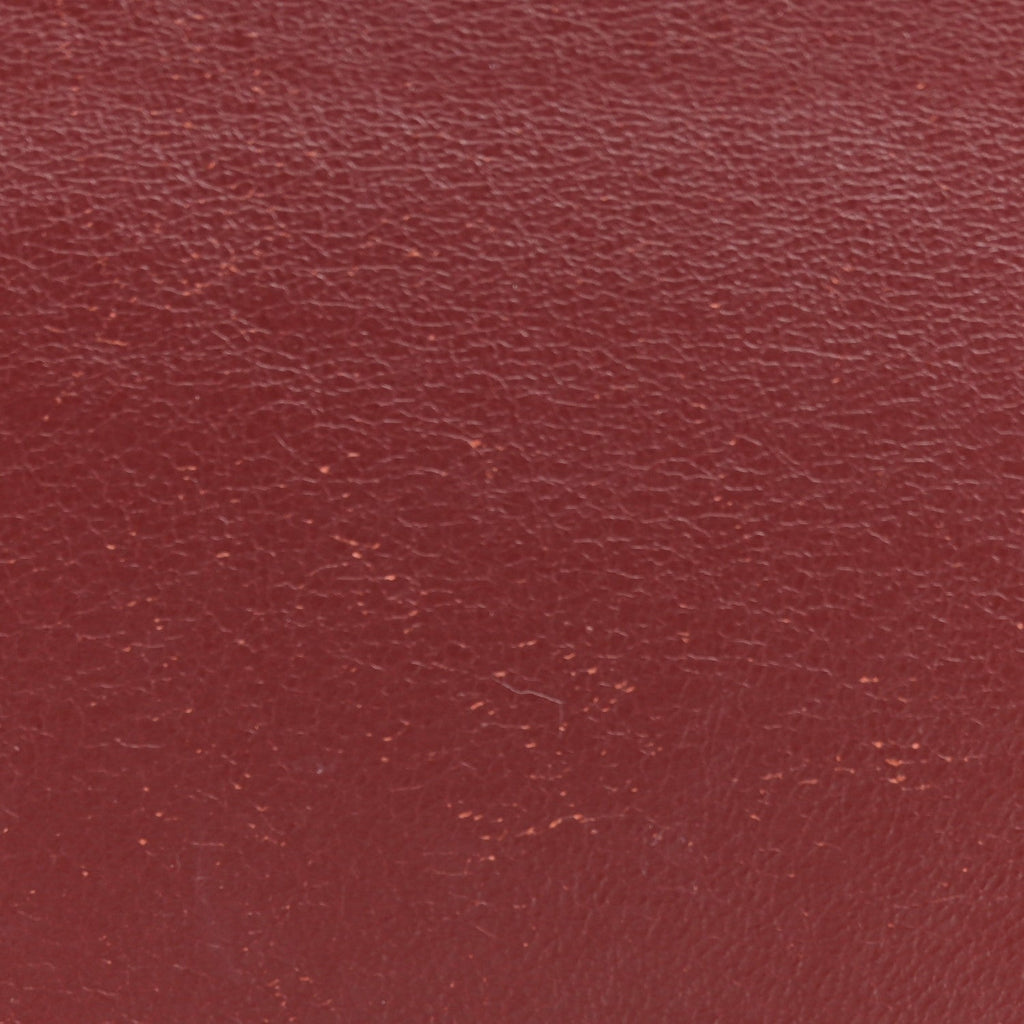 Shiny Smooth Calfskin Medium Frame Shoulder Bag Red Navy
