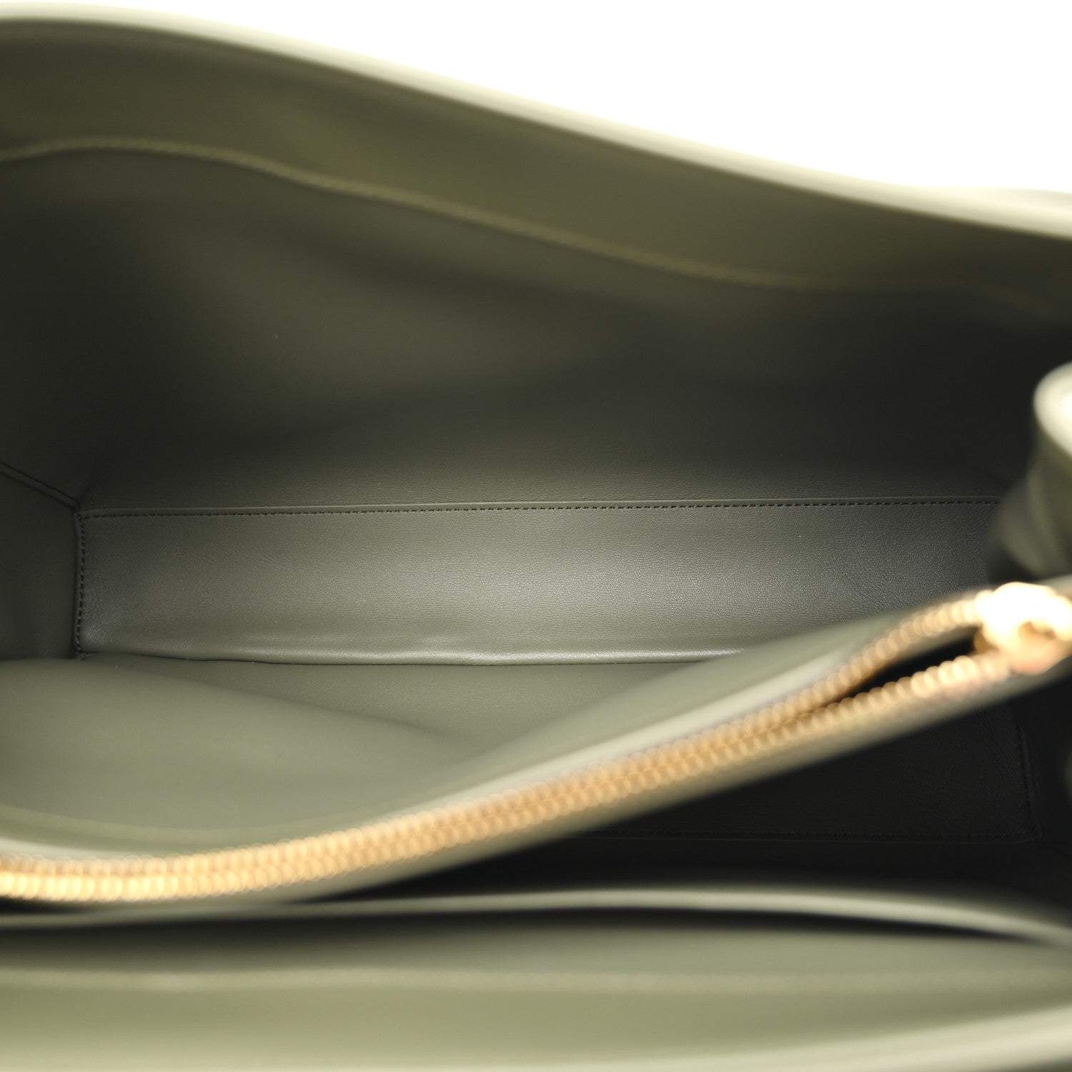 Satinated Calfskin Medium 16 Top Handle Bag Sage