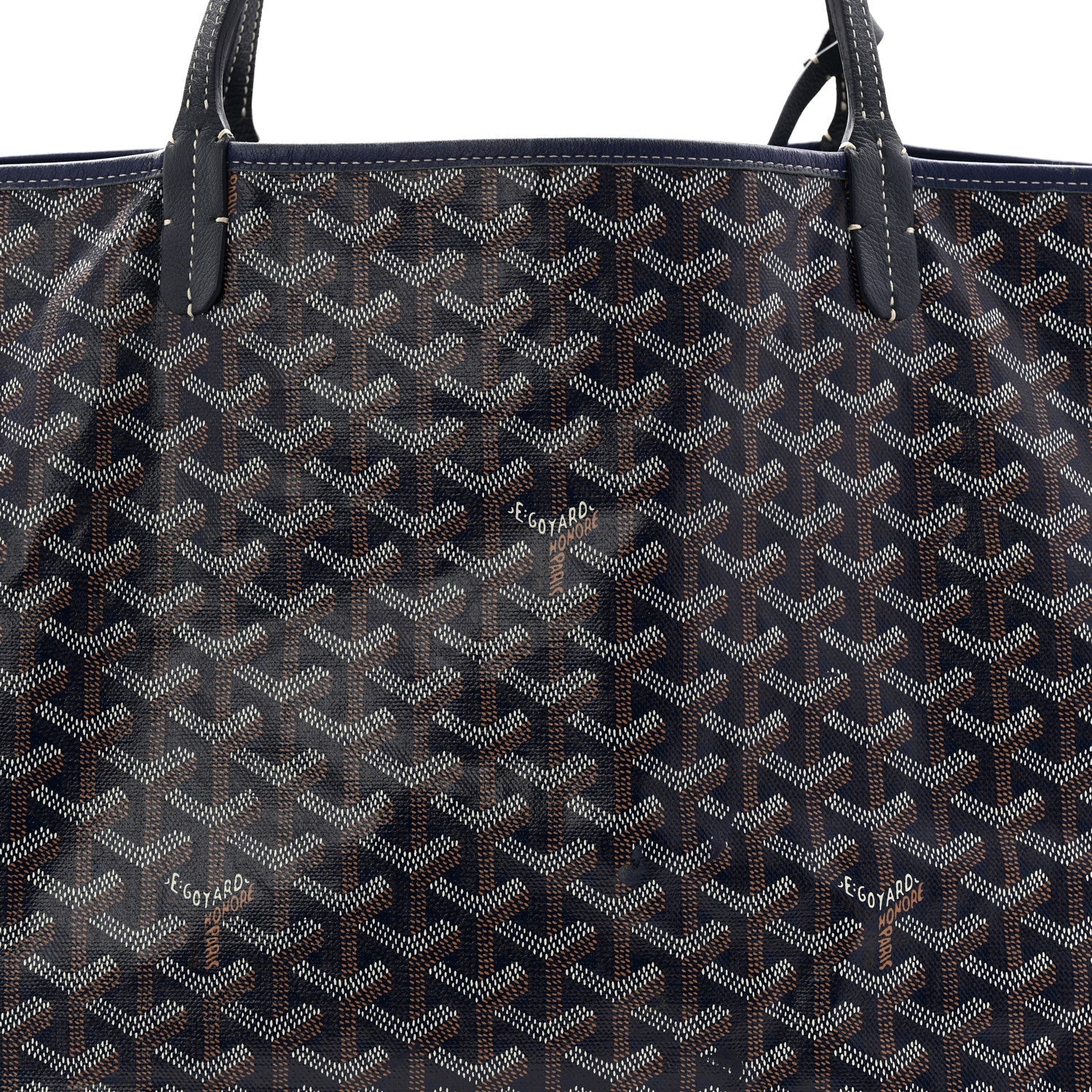 Goyardine Reversible Anjou GM Navy