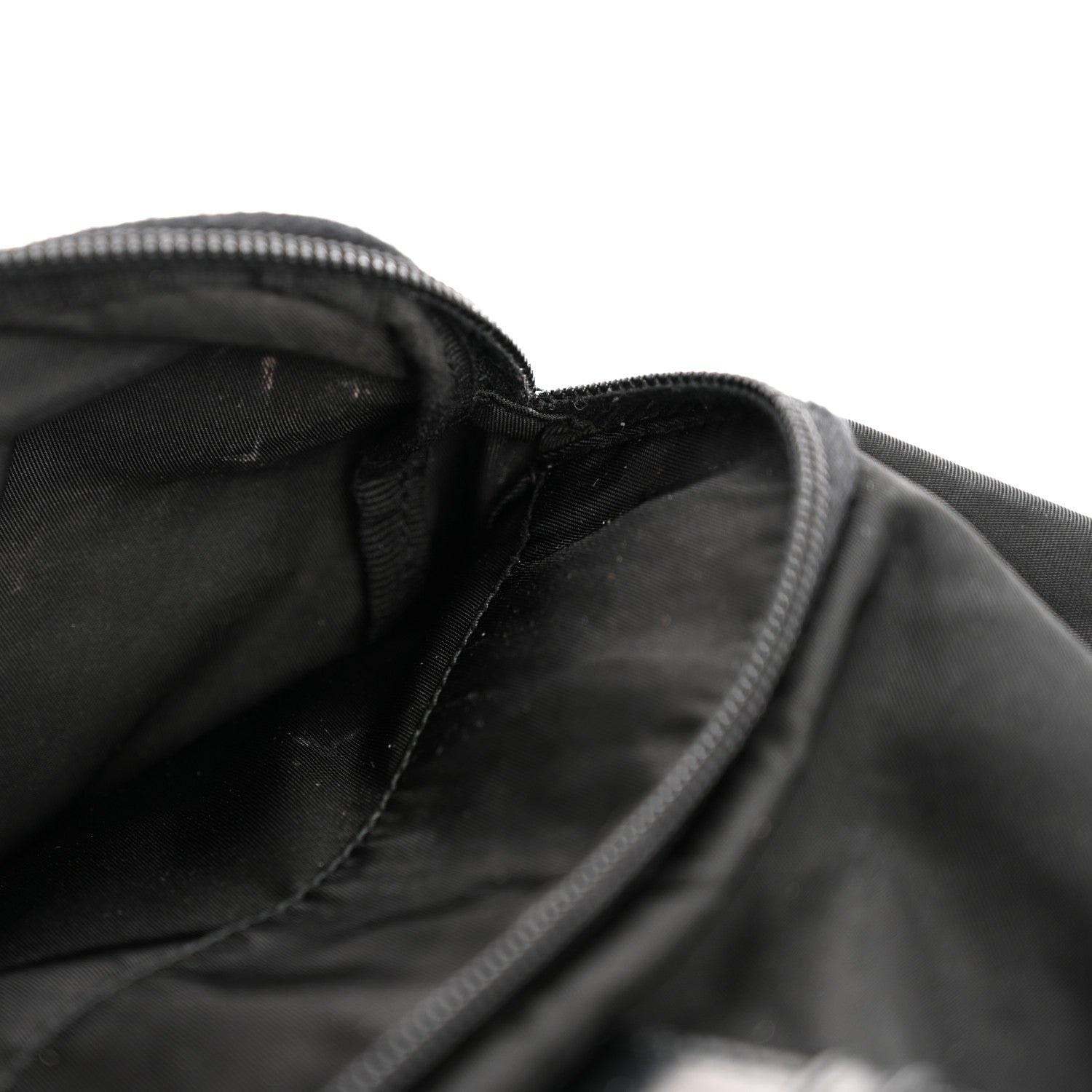 Nylon Vela Single Buckle Backpack  Black