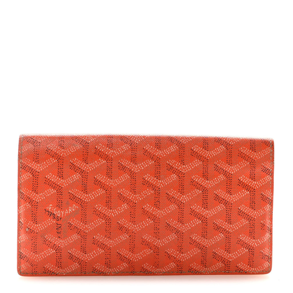 Goyardine Richelieu Wallet Orange