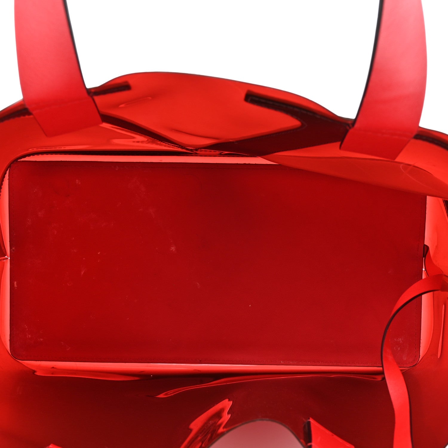 PVC Vlogo Small Escape Tote Red