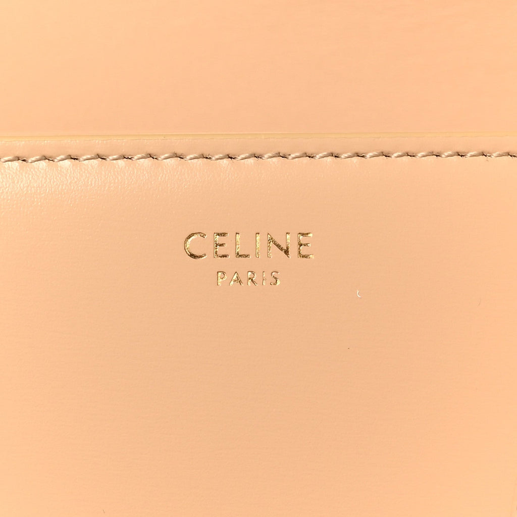 Shiny Calfskin Teen Triomphe Oat Beige