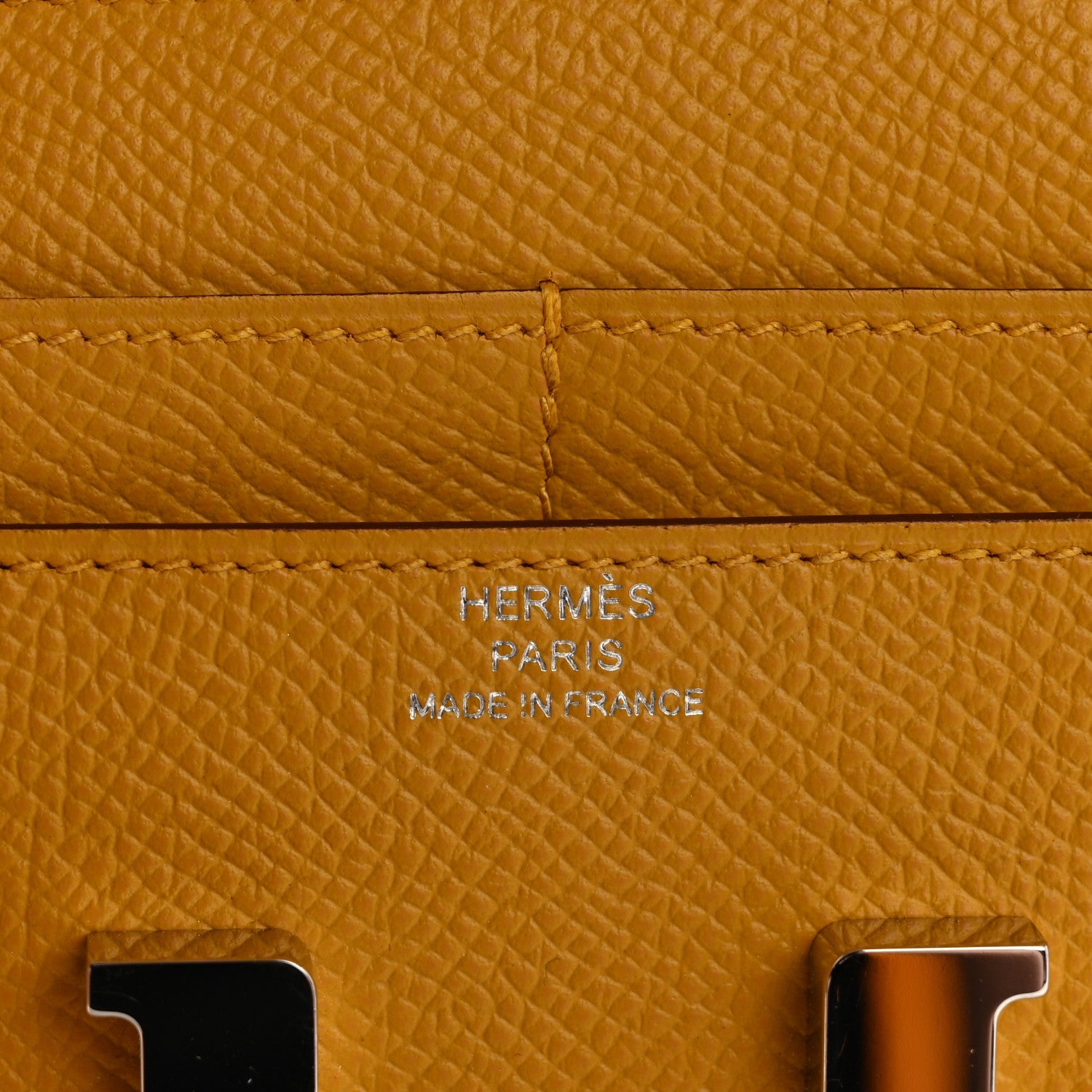 Epsom Constance Compact Passant Wallet Jaune Ambre