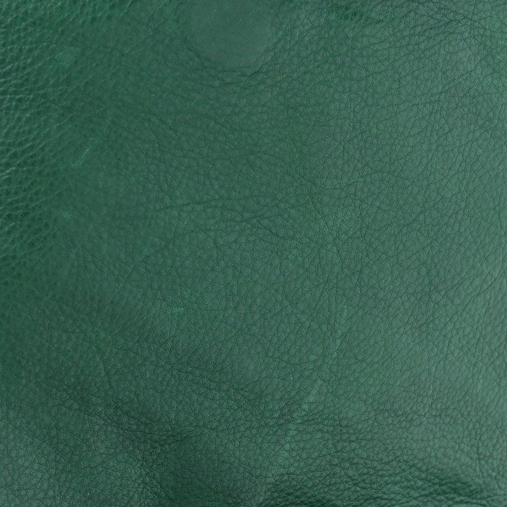 Calfskin Trophe Twist Pocket Shoulder Bag Emerald