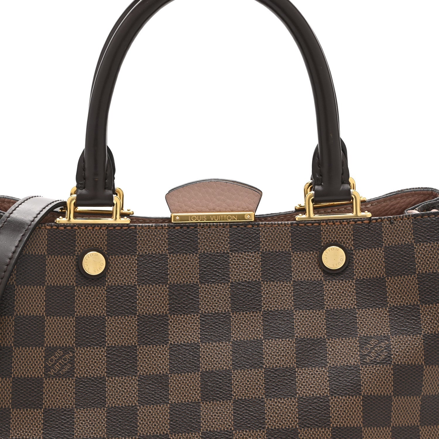 Damier Ebene Cuir Taurillon Brittany Magnolia