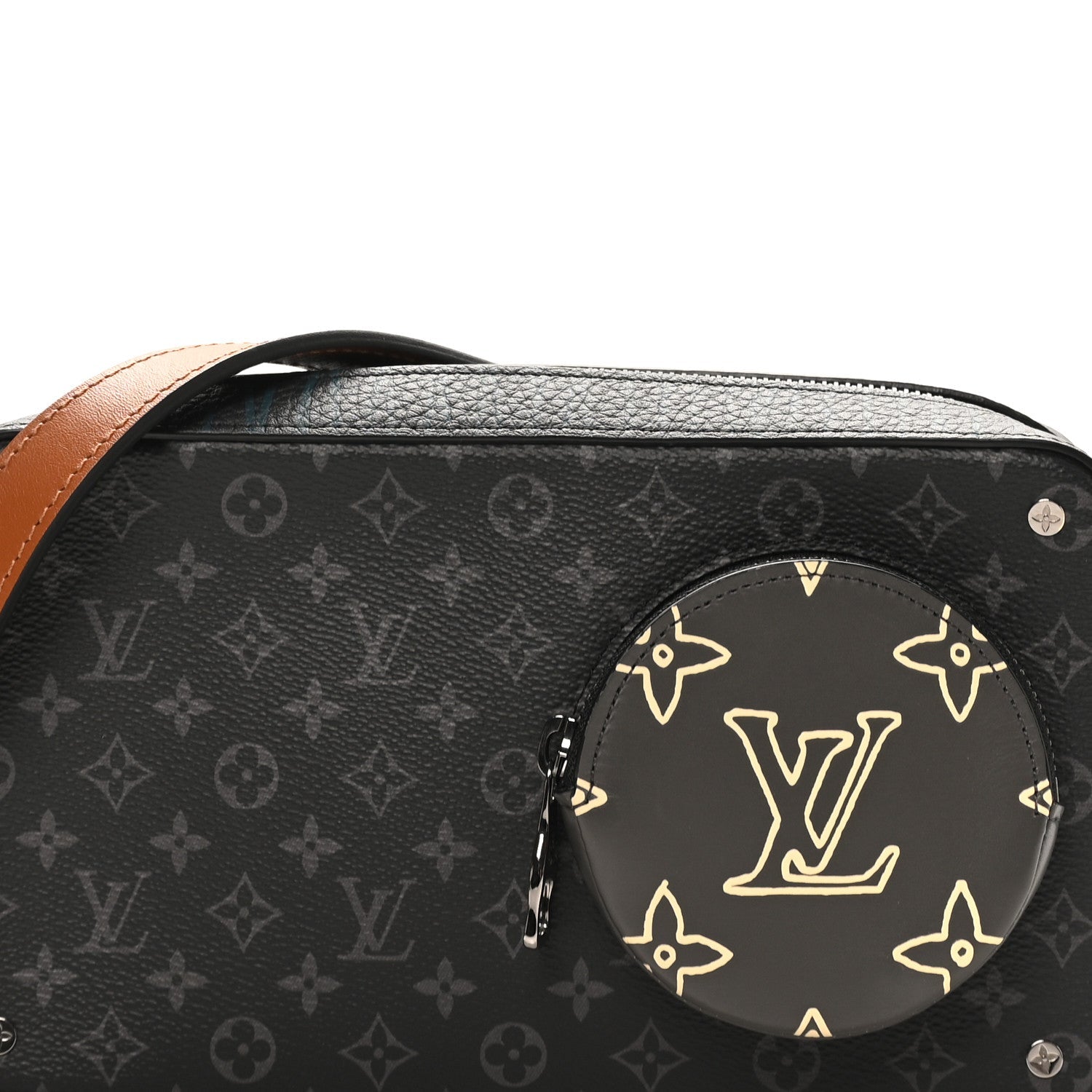 Monogram Eclipse Volga On Strap Crossbody Multicolor