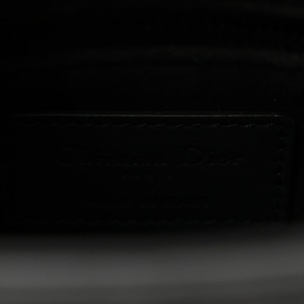 Ultra Matte Calfskin Cannage Small My ABCDior Lady Dior Black