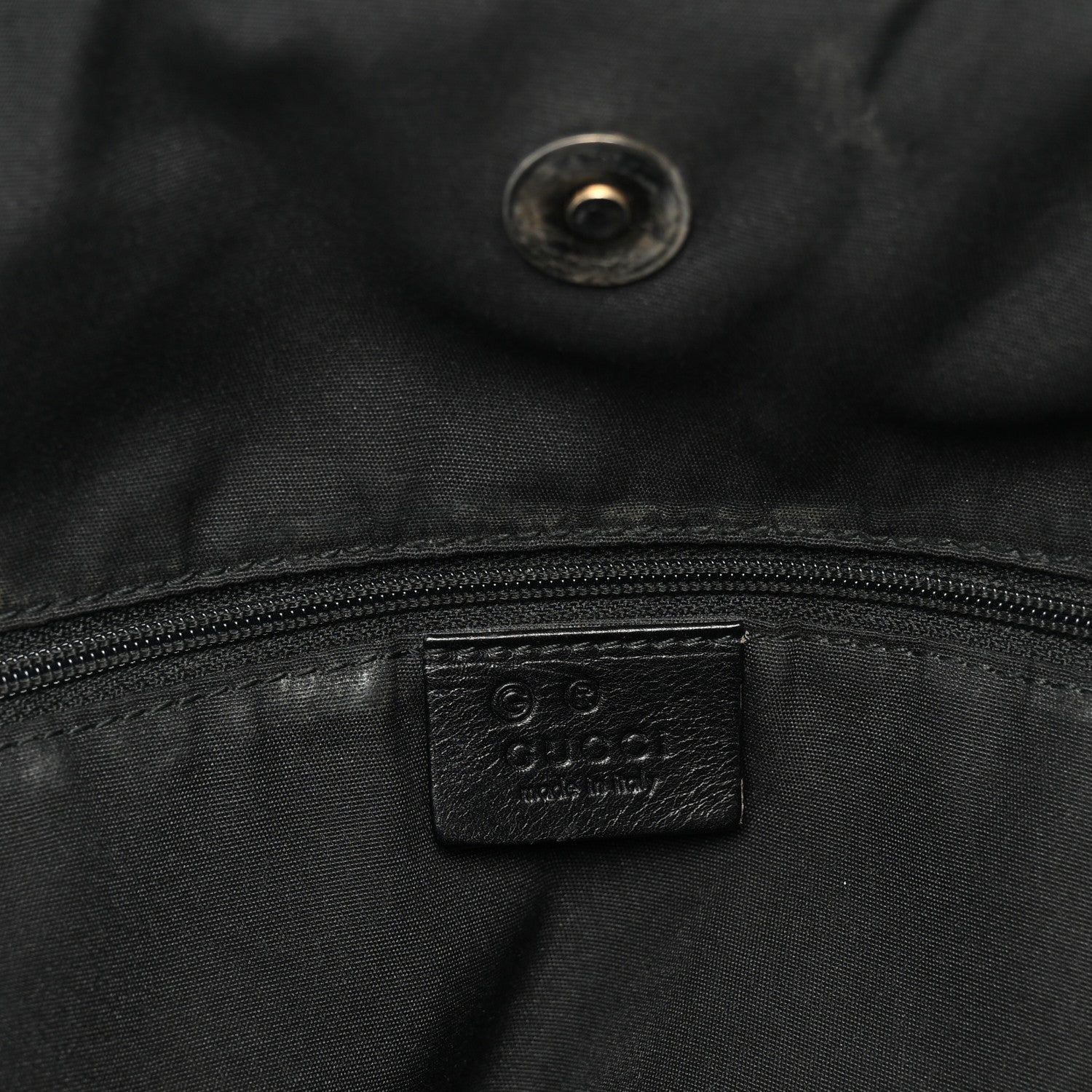 Calfskin Guccissima Full Moon Tote Black