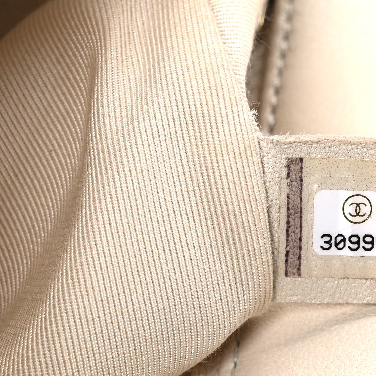 Goatskin Quilted Medium Chanel 19 Flap Beige