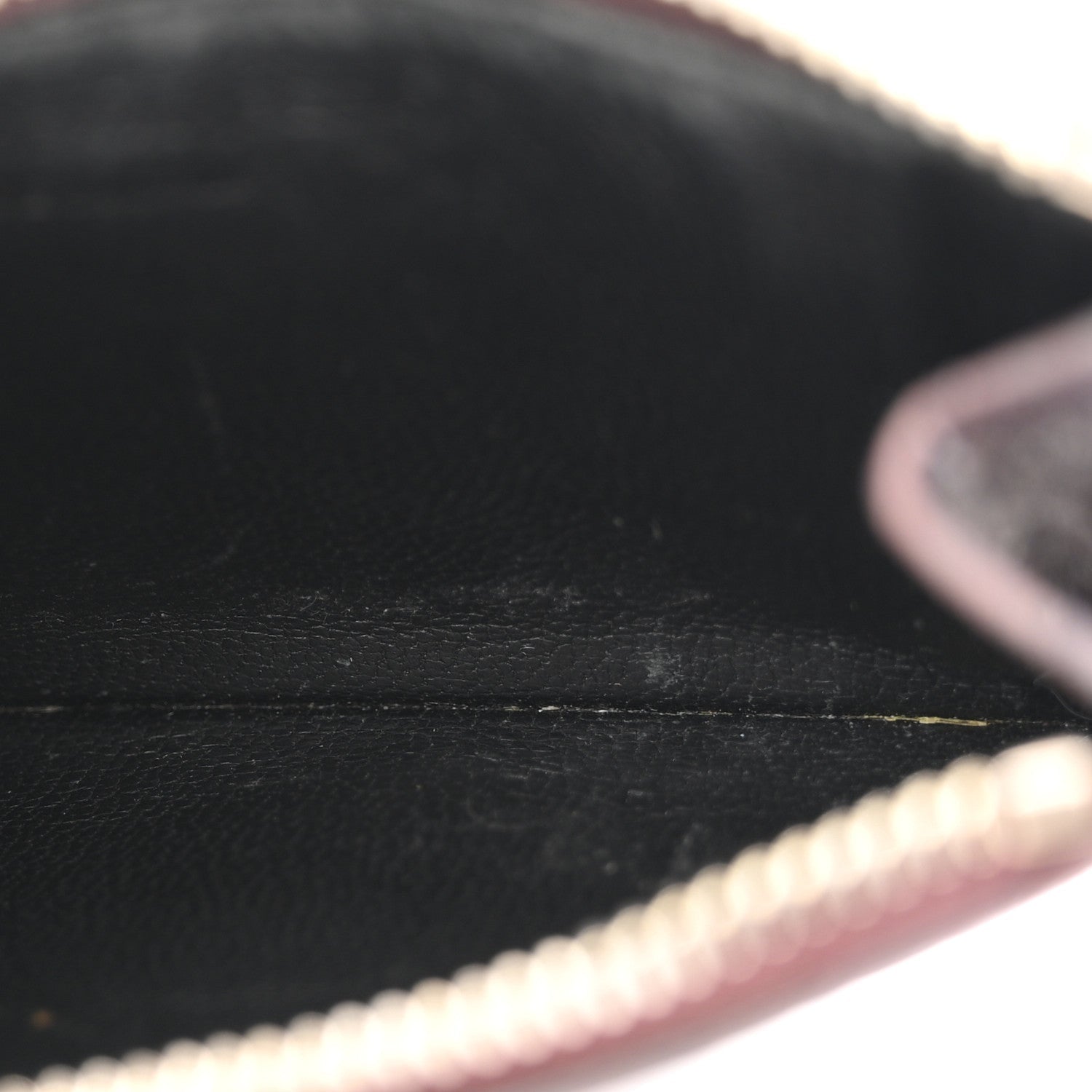 Calfskin Crocodile Embossed  Holder Wallet Burgundy