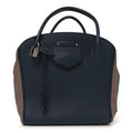 Veau Ecorce Haute Maroquinerie Milaris Blue Marine Vison