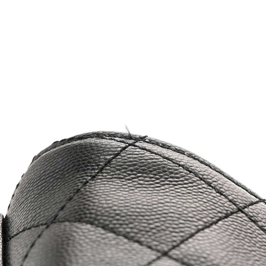 Caviar Quilted Small Chanel 25 Handbag Black