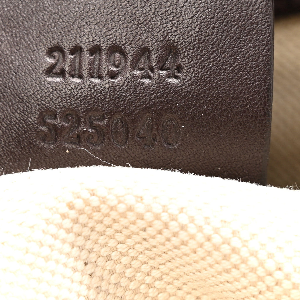 Guccissima Medium Sukey Tote Chocolate