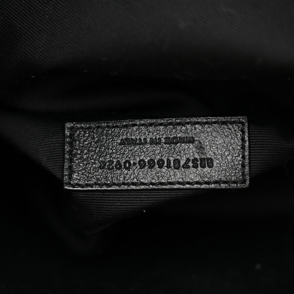 Lambskin Matelasse Monogram Medium Jamie 4.3 Pochon Crema Soft