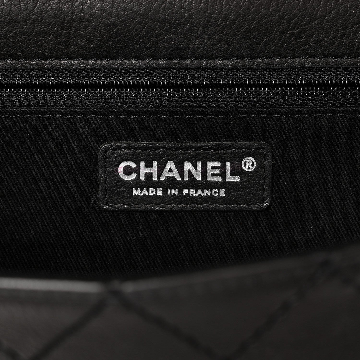 Goatskin Quilted Paris Dallas Saddle Bag Black