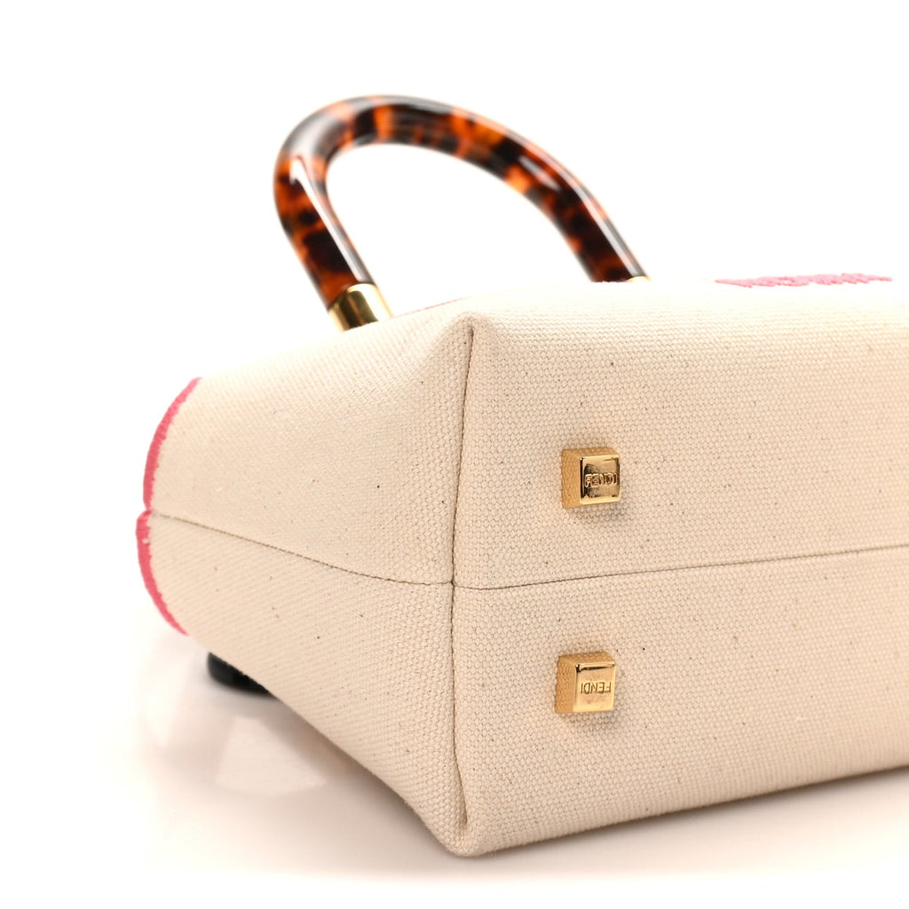 Canvas Vitello King Plexiglass Logo Embroidered Mini By The Way Top Handle Boston Bag Grezzo Pink Dalia
