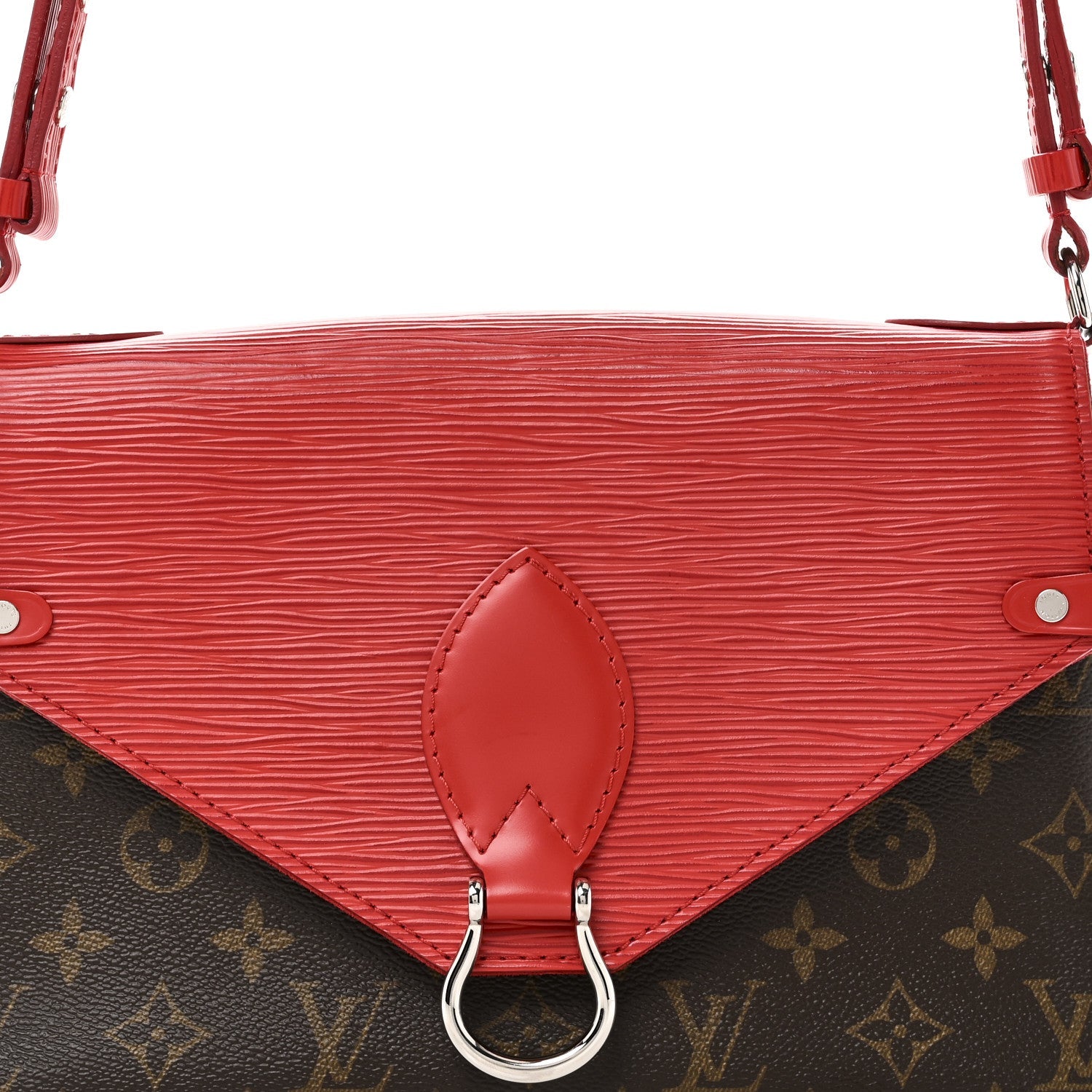 Monogram Epi Saint Michel Coquelicot