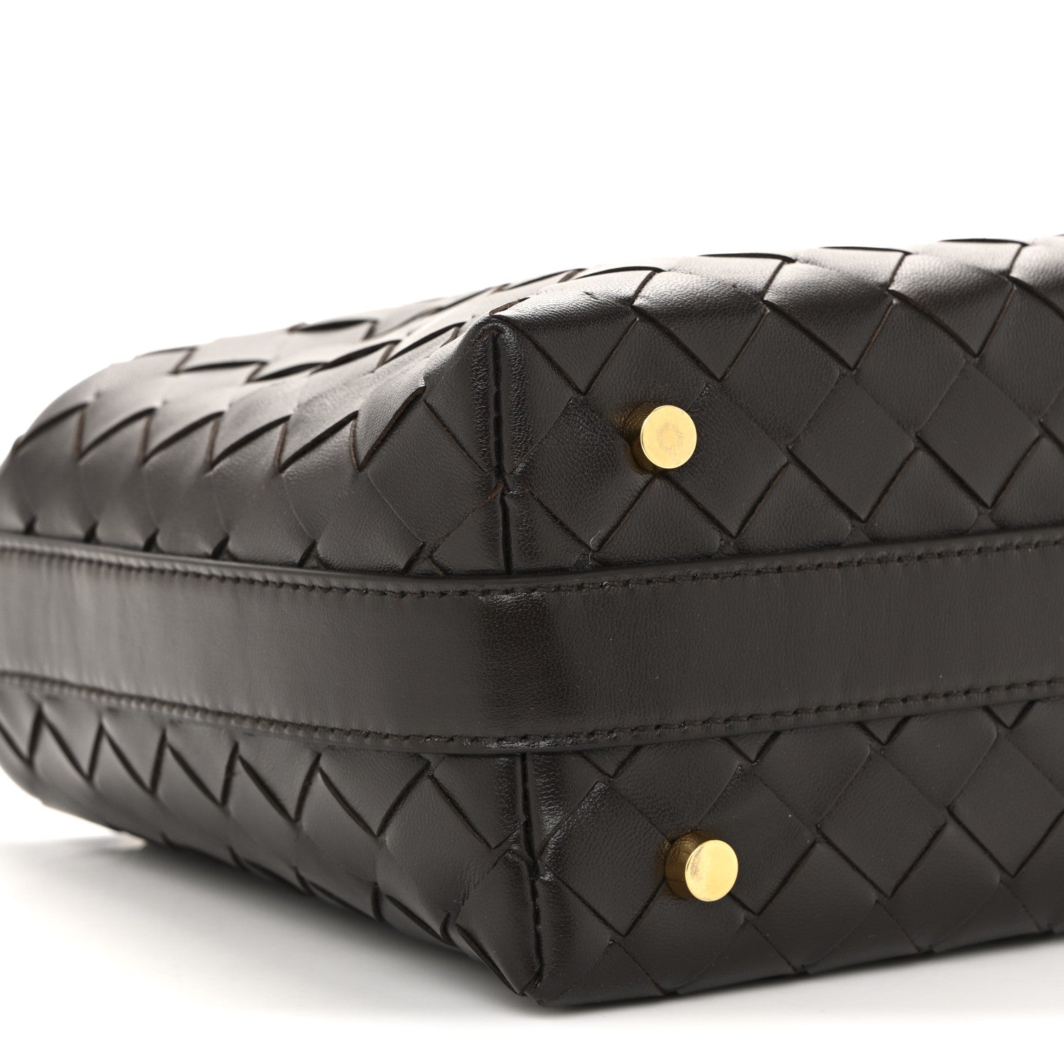 Calfskin Intrecciato Mini Wallace Fondant