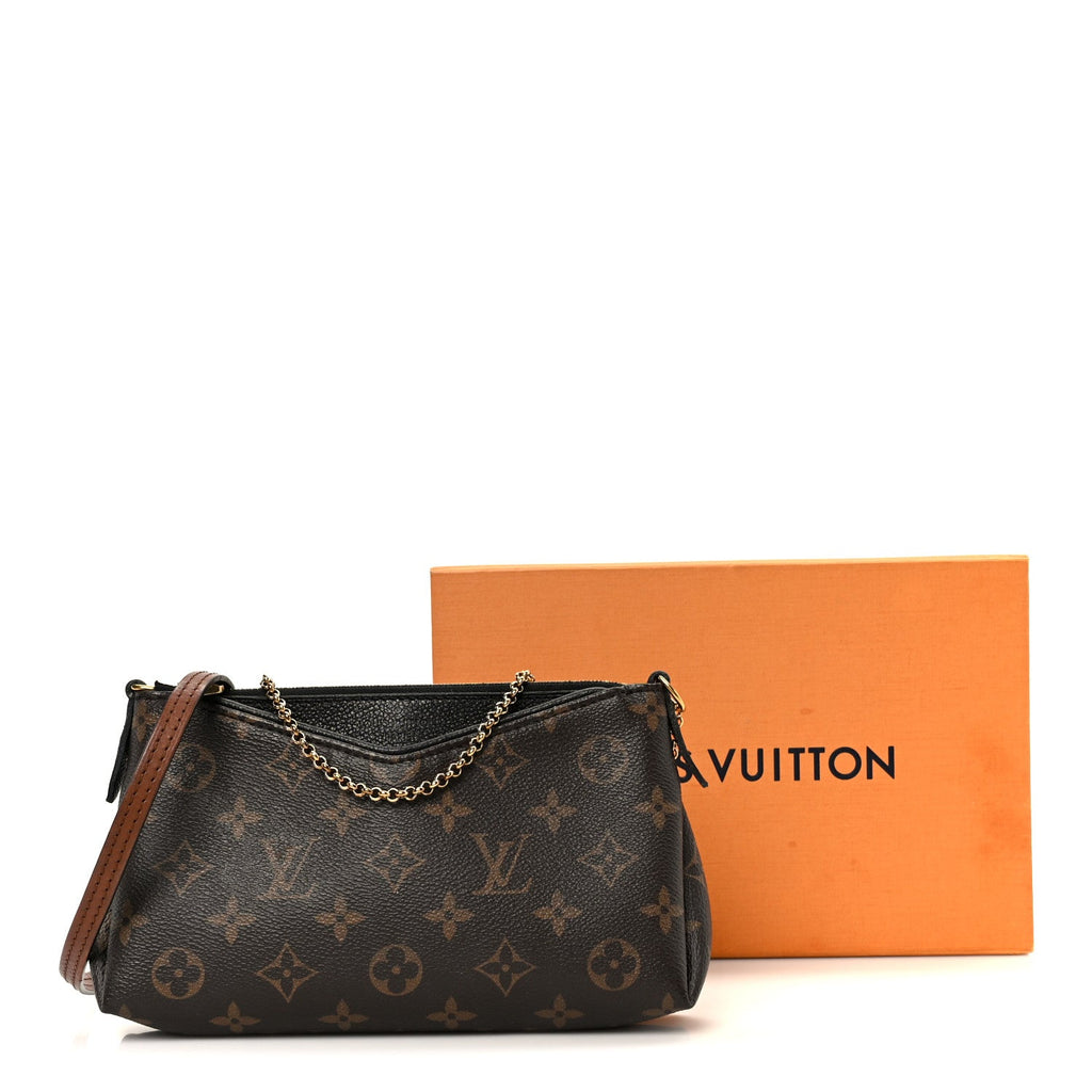 Monogram Pallas Clutch Black
