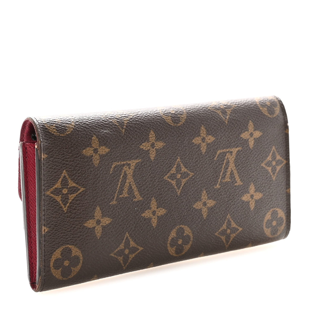 Monogram Emilie Wallet Fuchsia