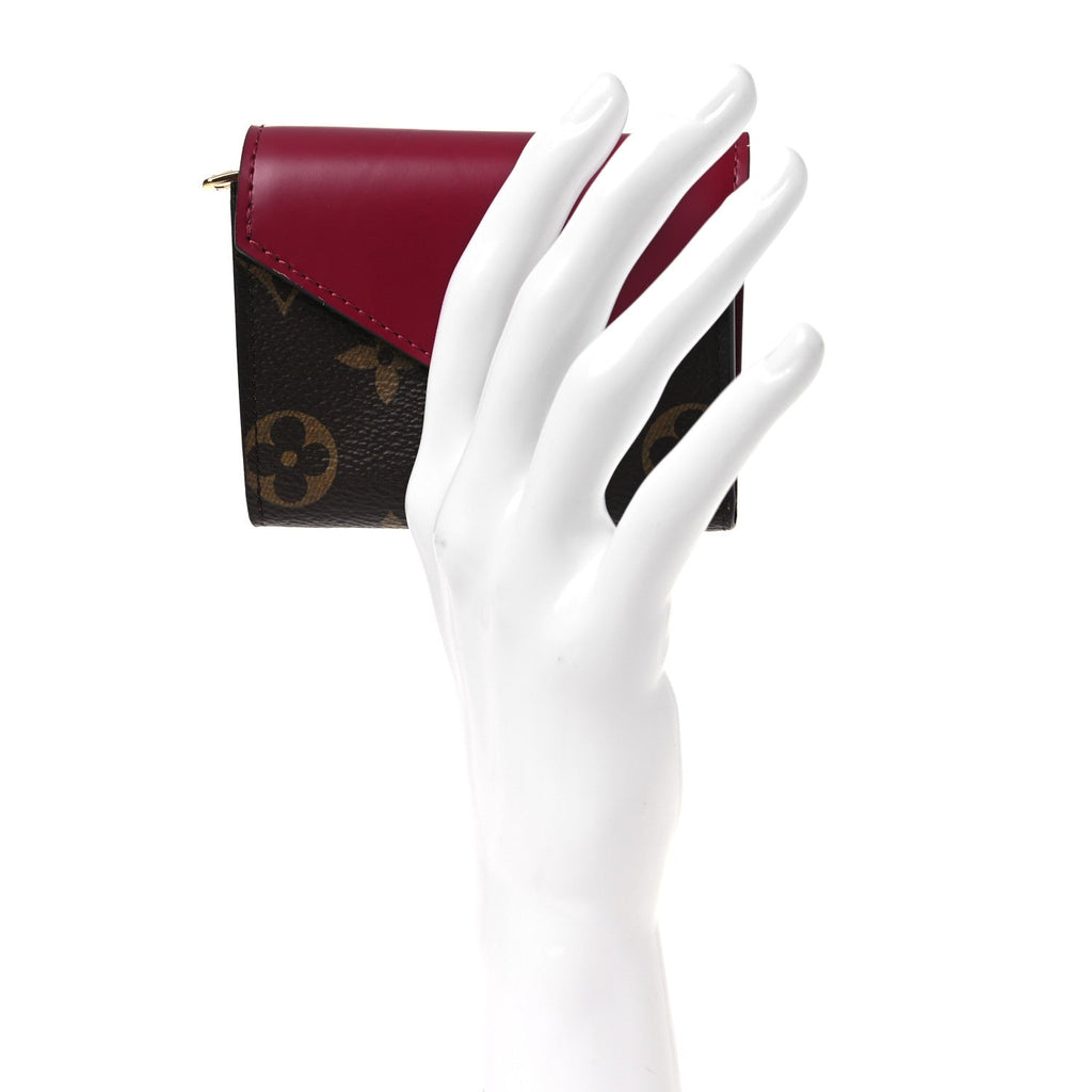 Monogram Zoe Wallet Fuchsia