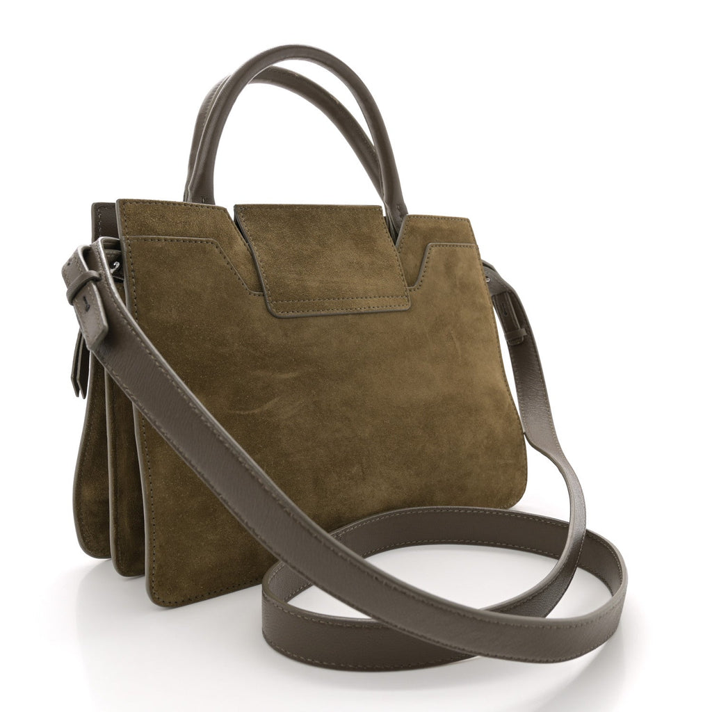 Suede Rebel Tote Brown