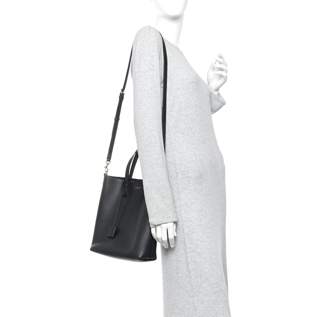 Calfskin Toy Shopping Tote Black