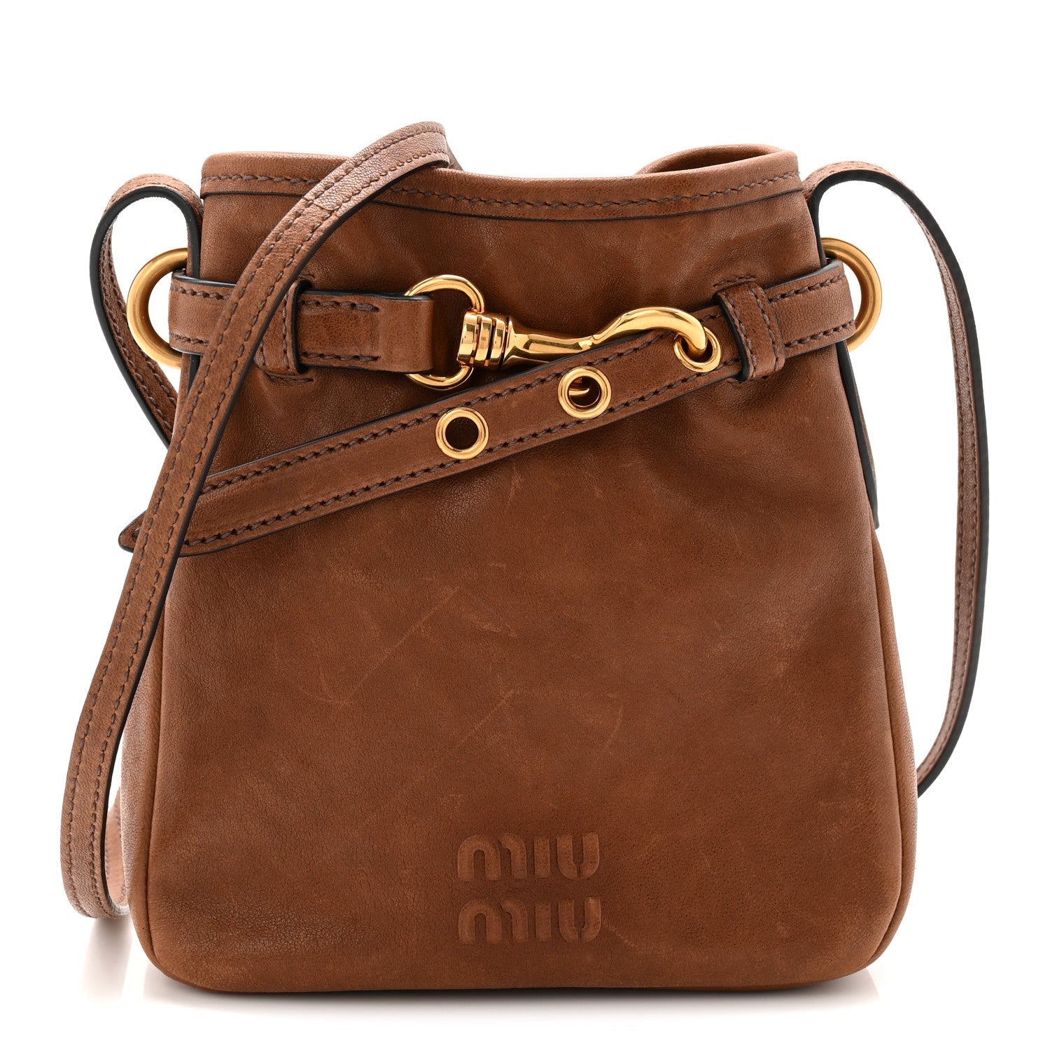 Nappa Aviator Pouch Bag Rovere