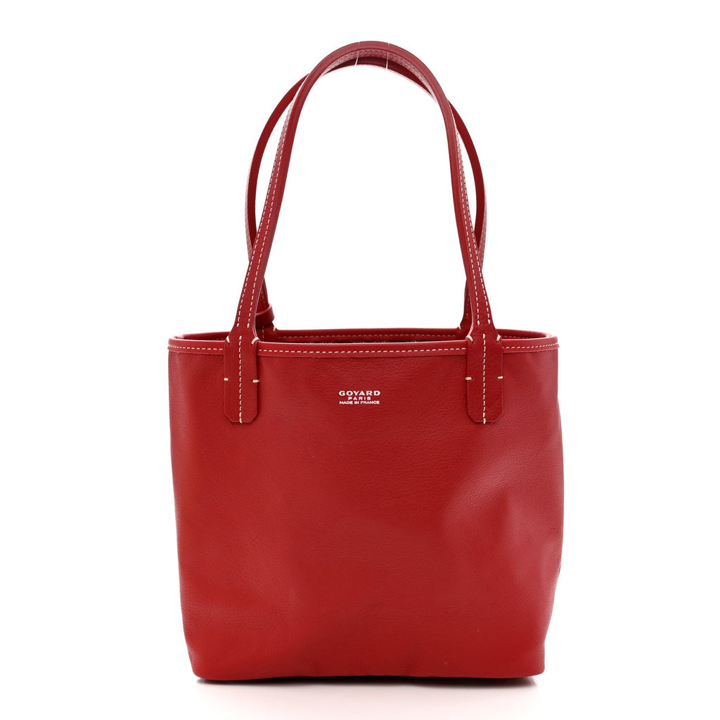 Goyardine Reversible Mini Anjou Red