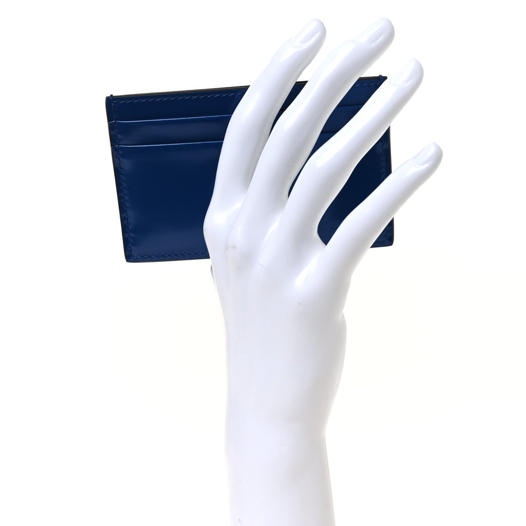 Calfskin Lux Man  Case Metal Blue