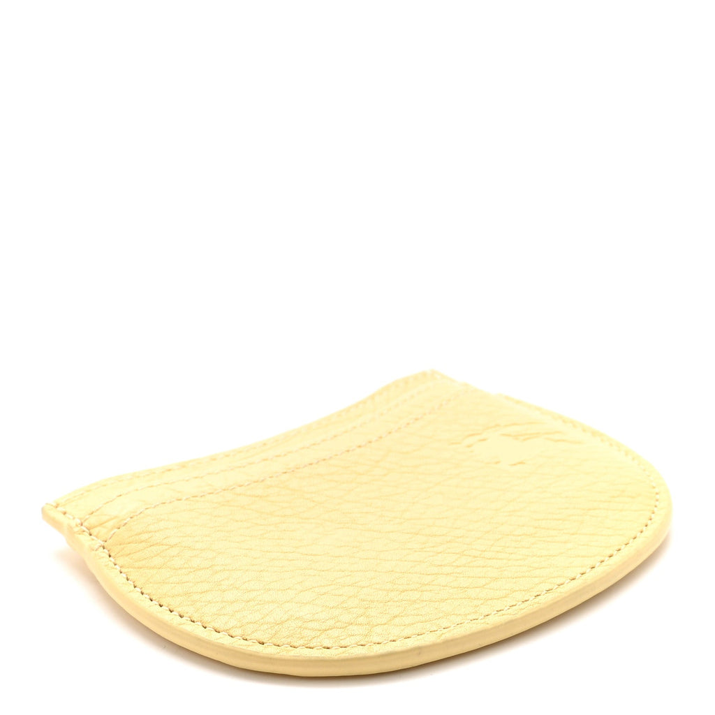 Grainy Calfskin Rocking Horse  Case Daffodil