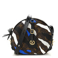 X LOL Monogram Boite Chapeau Souple Blue Silver