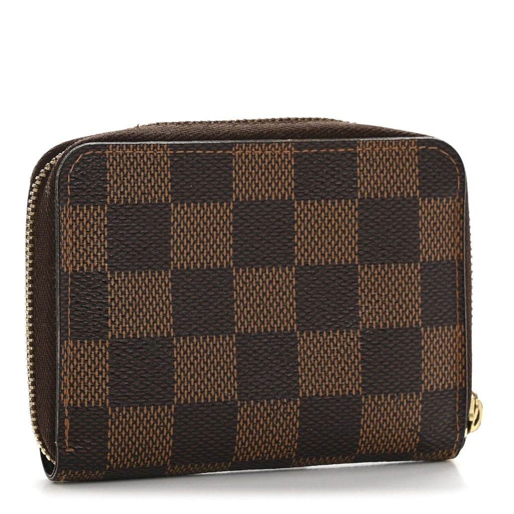 Damier Ebene Zippy Coin Purse