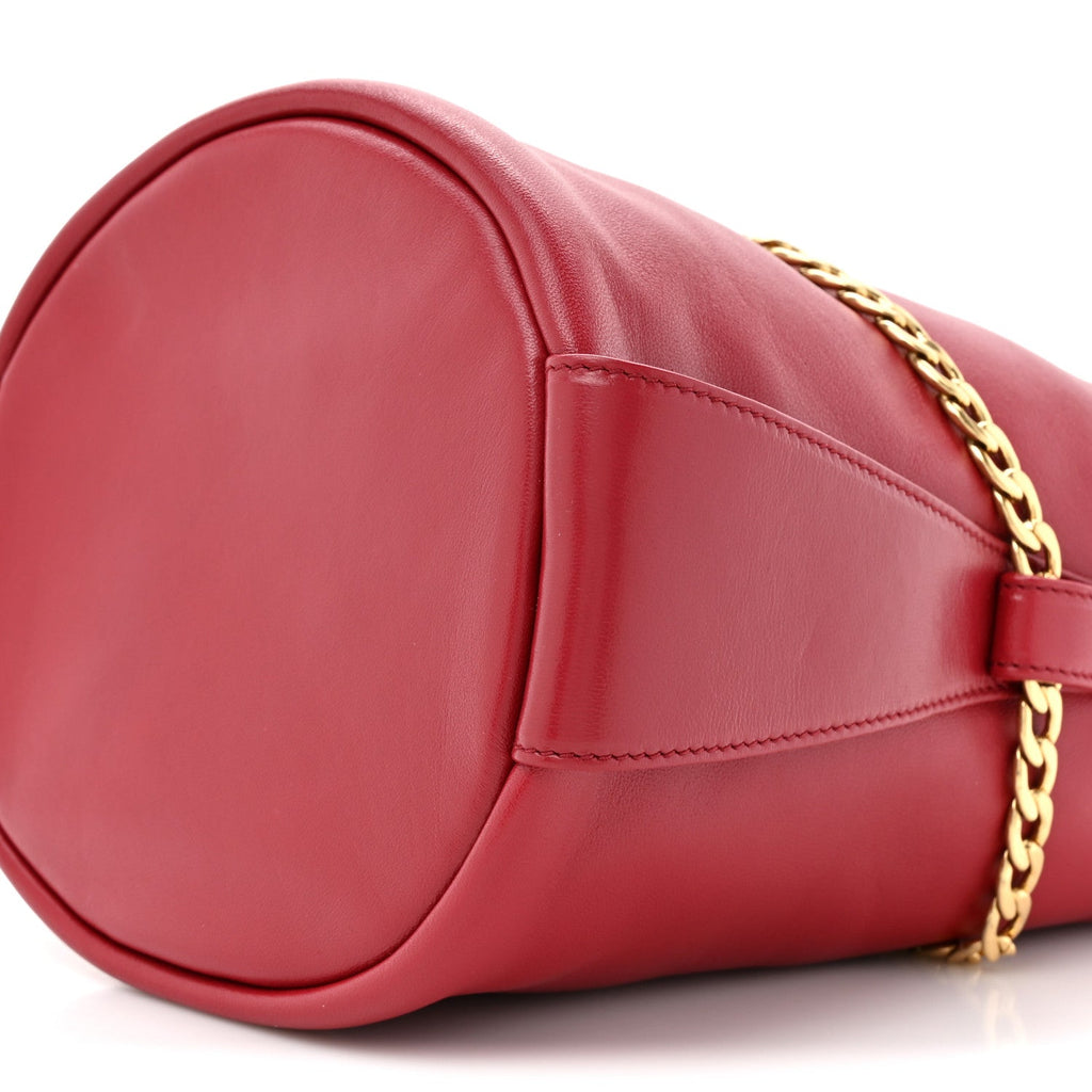 Nappa Petit Sac Mini Bucket Bag Ciliegia