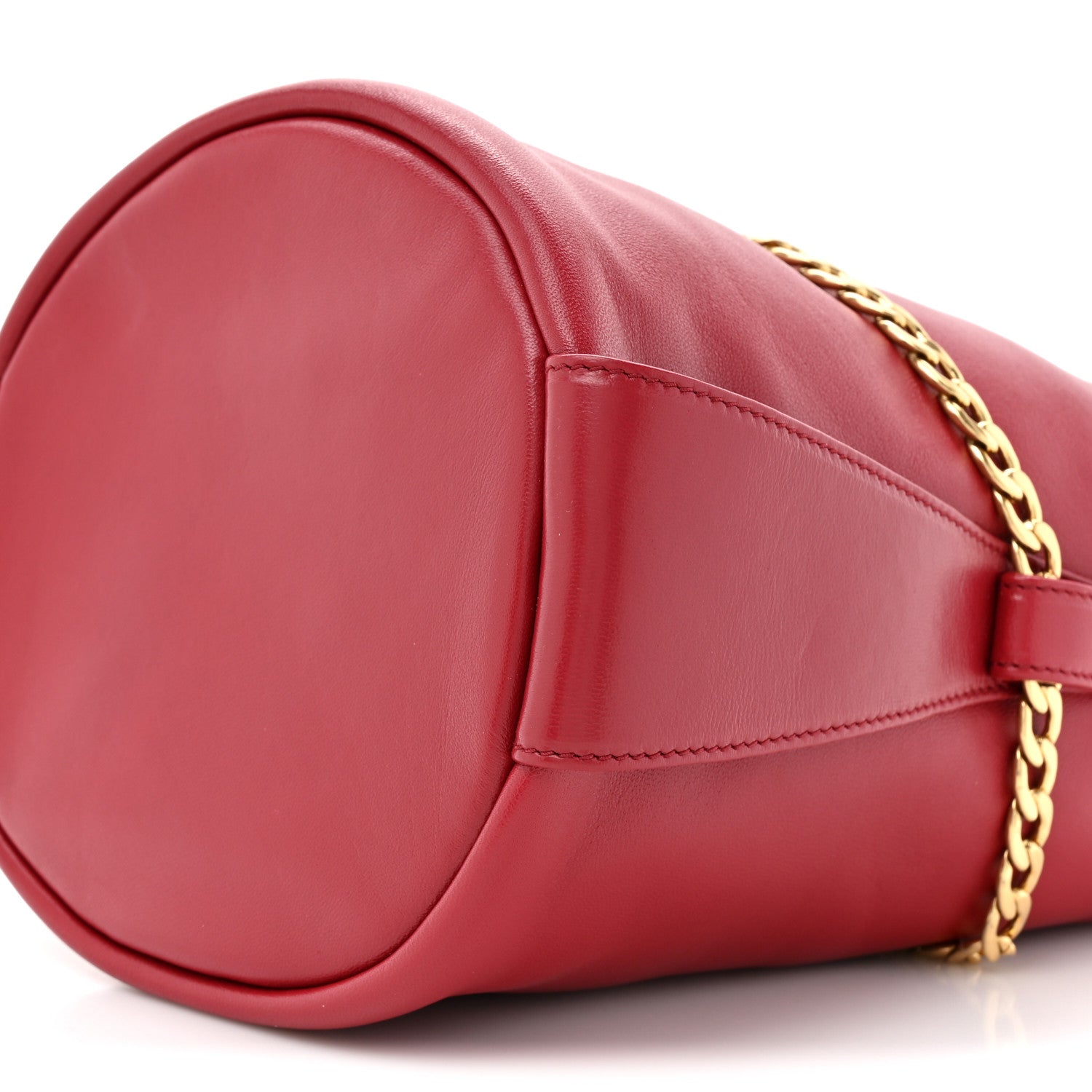 Nappa Petit Sac Mini Bucket Bag Ciliegia
