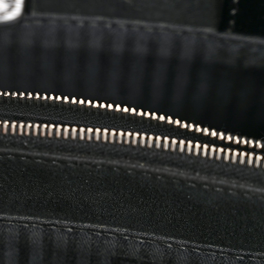 Patent Vitello Elite Petite 2Jours Tote Black