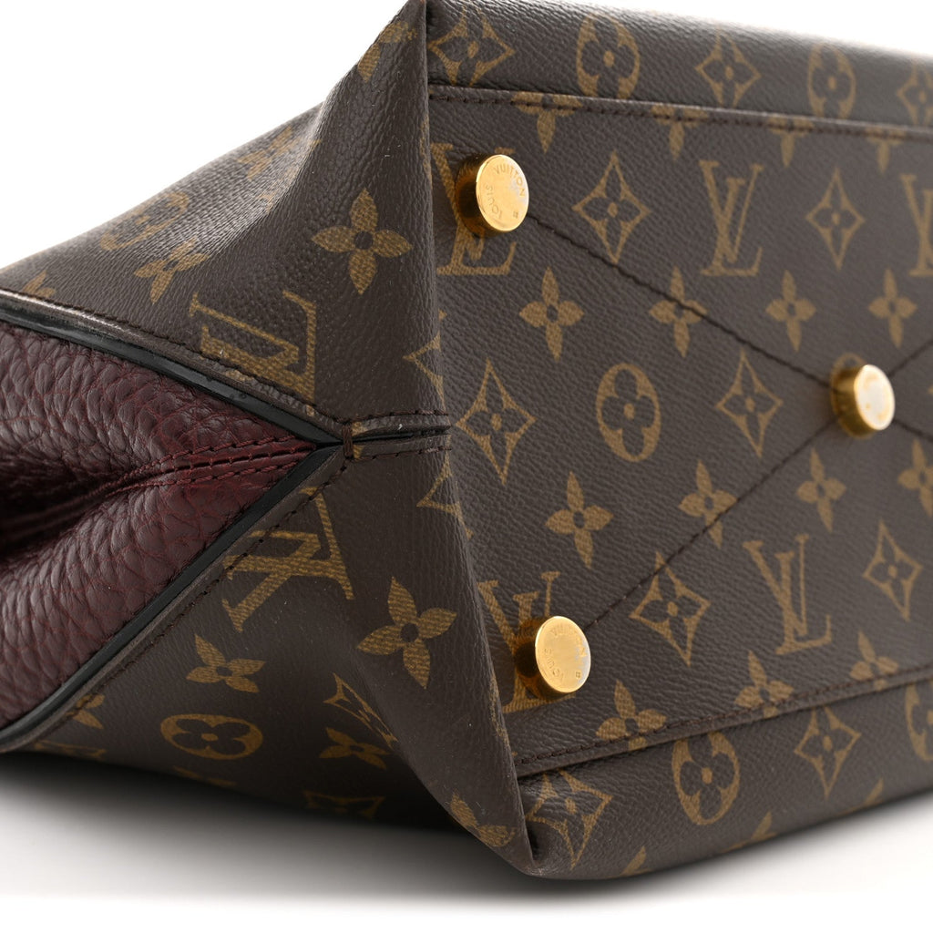 Ostrich Lizard Majestueux Tote MM Bordeaux