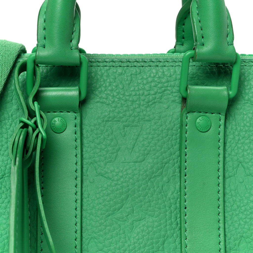 Monogram Taurillon Keepall Bandouliere 25 Minty Green