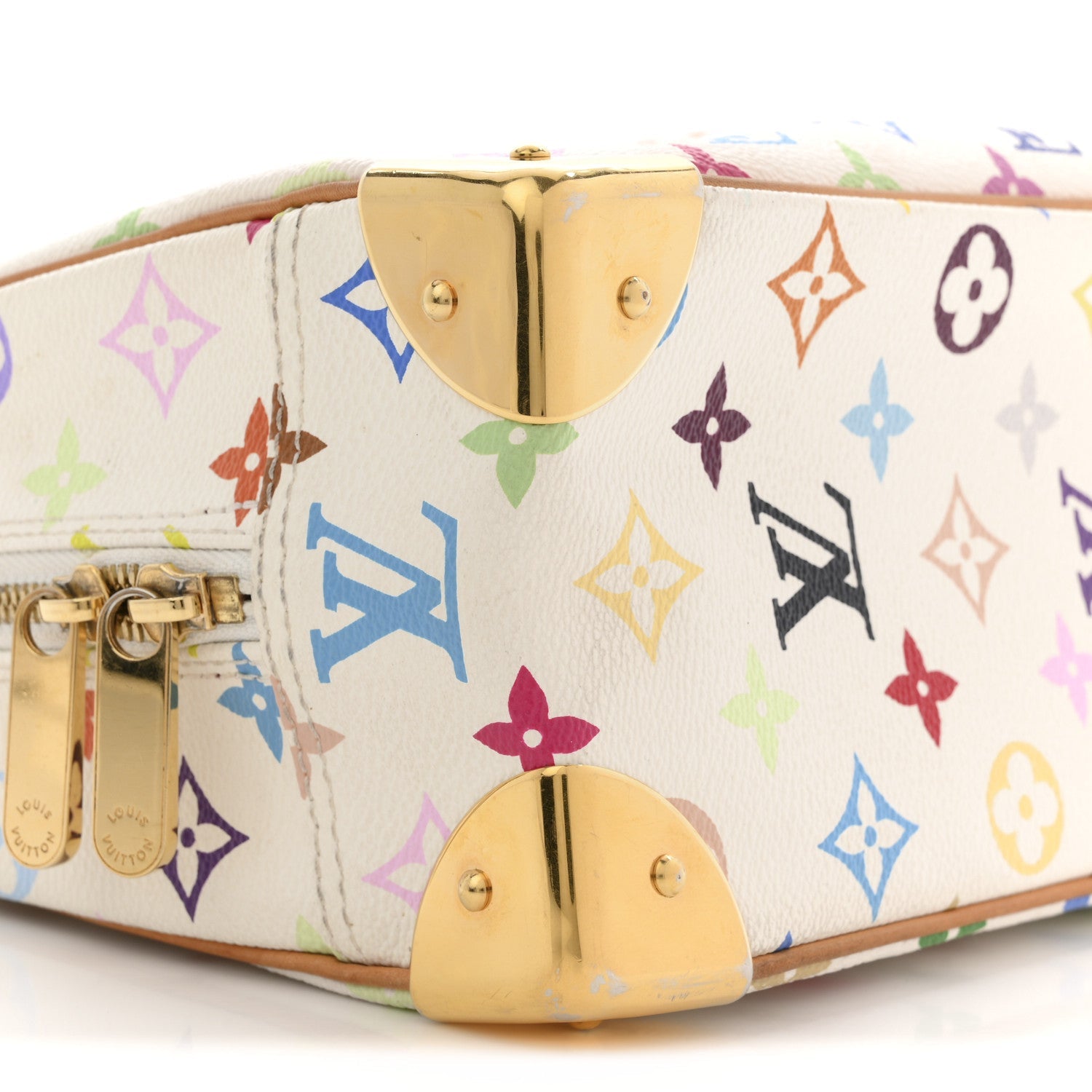 Monogram Multicolor Trouville White