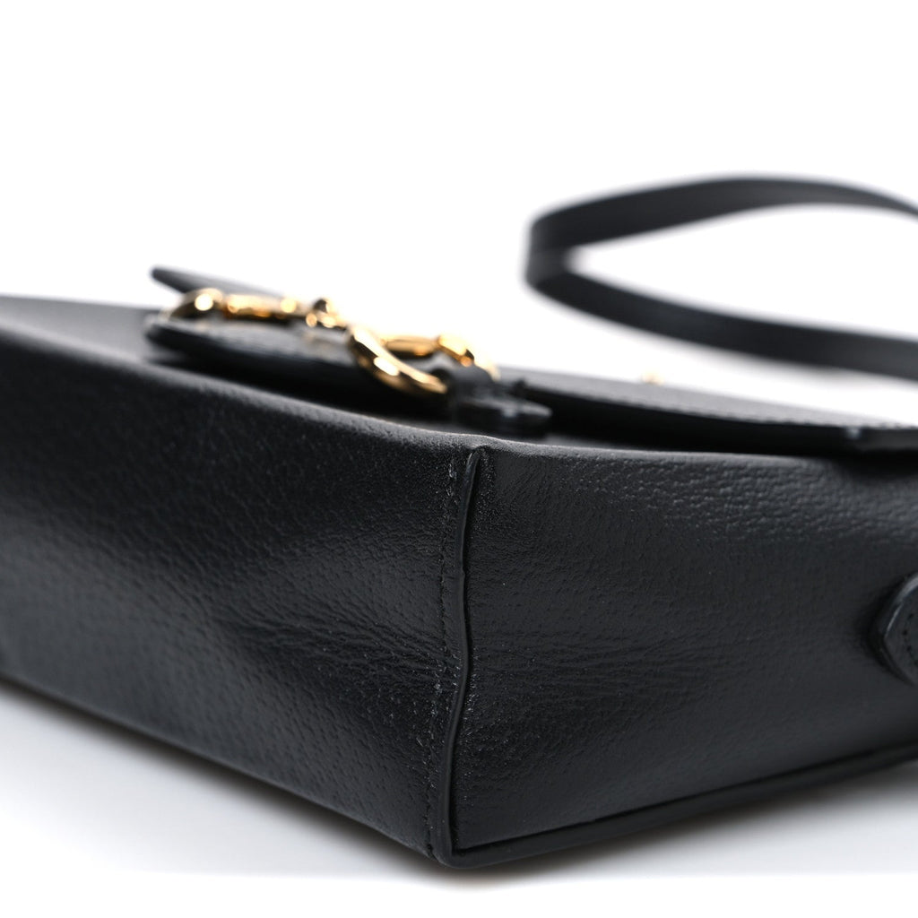 Calfskin Horsebit 1955 Shoulder Bag Black