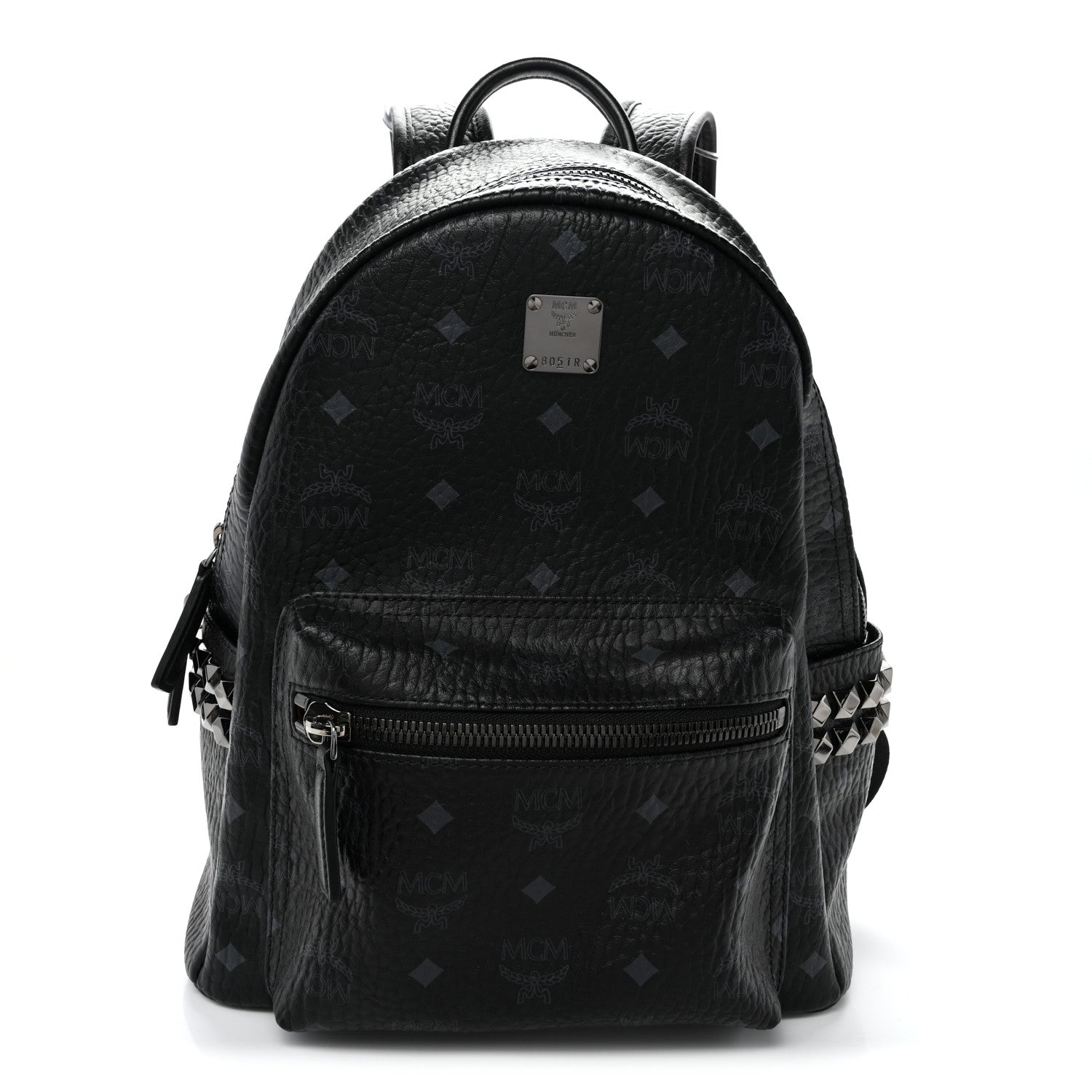 Visetos Small Side Stud Stark Backpack Black