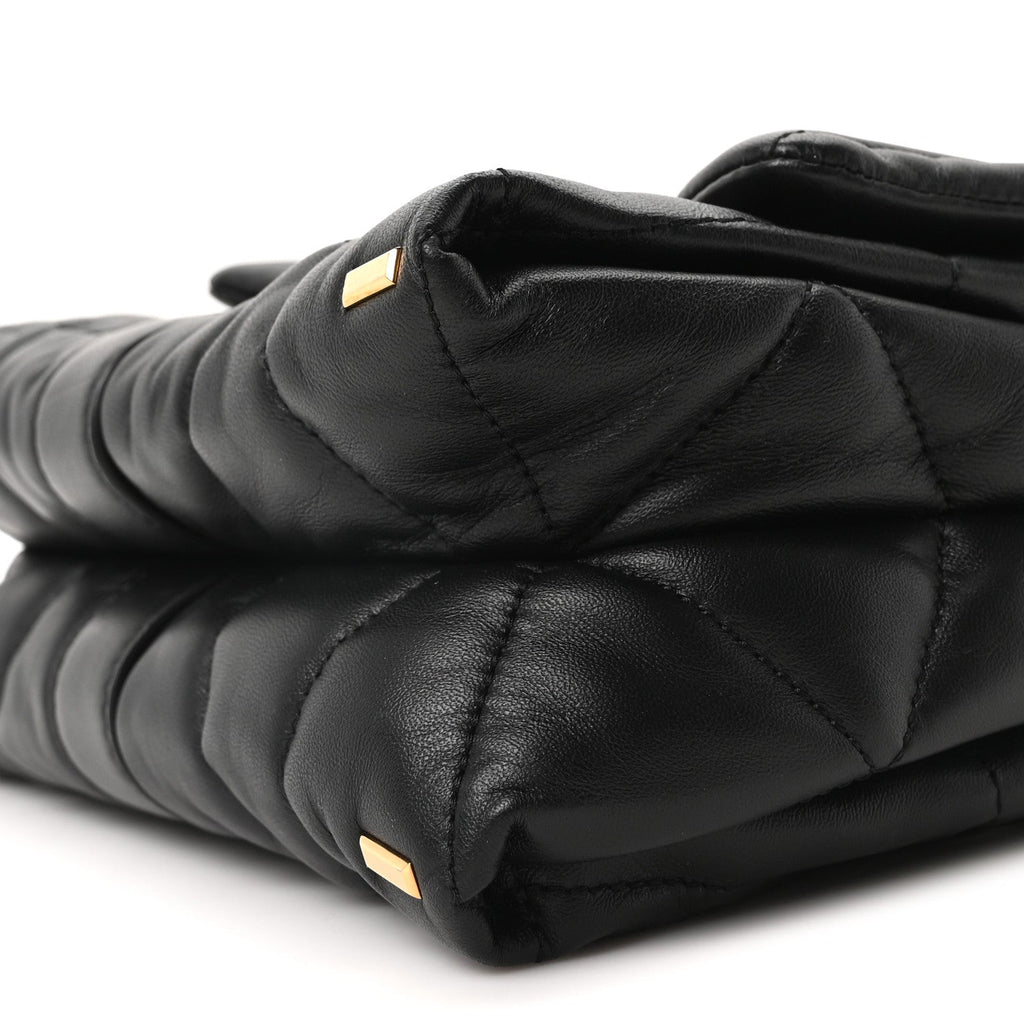 Nappa Quilted Kleio Shoulder Bag Black