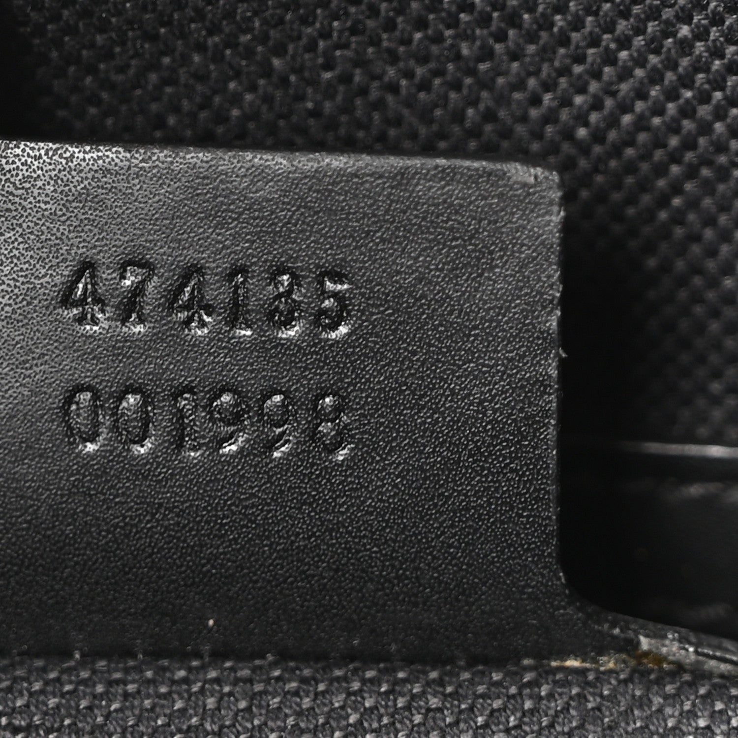 GG Supreme Monogram Appia Calfskin Web Briefcase Black