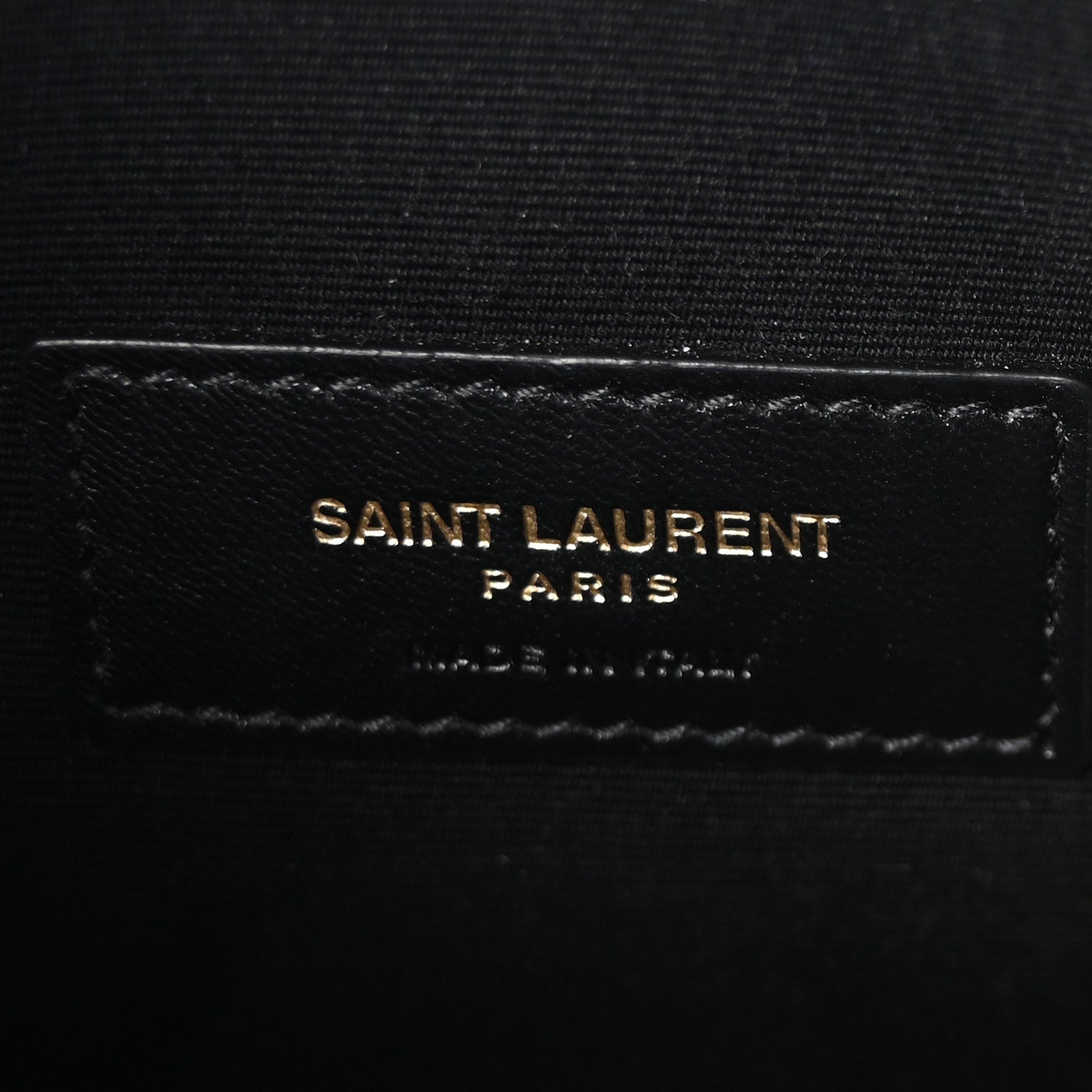 Smooth Calfskin Monogram Zip Bill Pouch Black