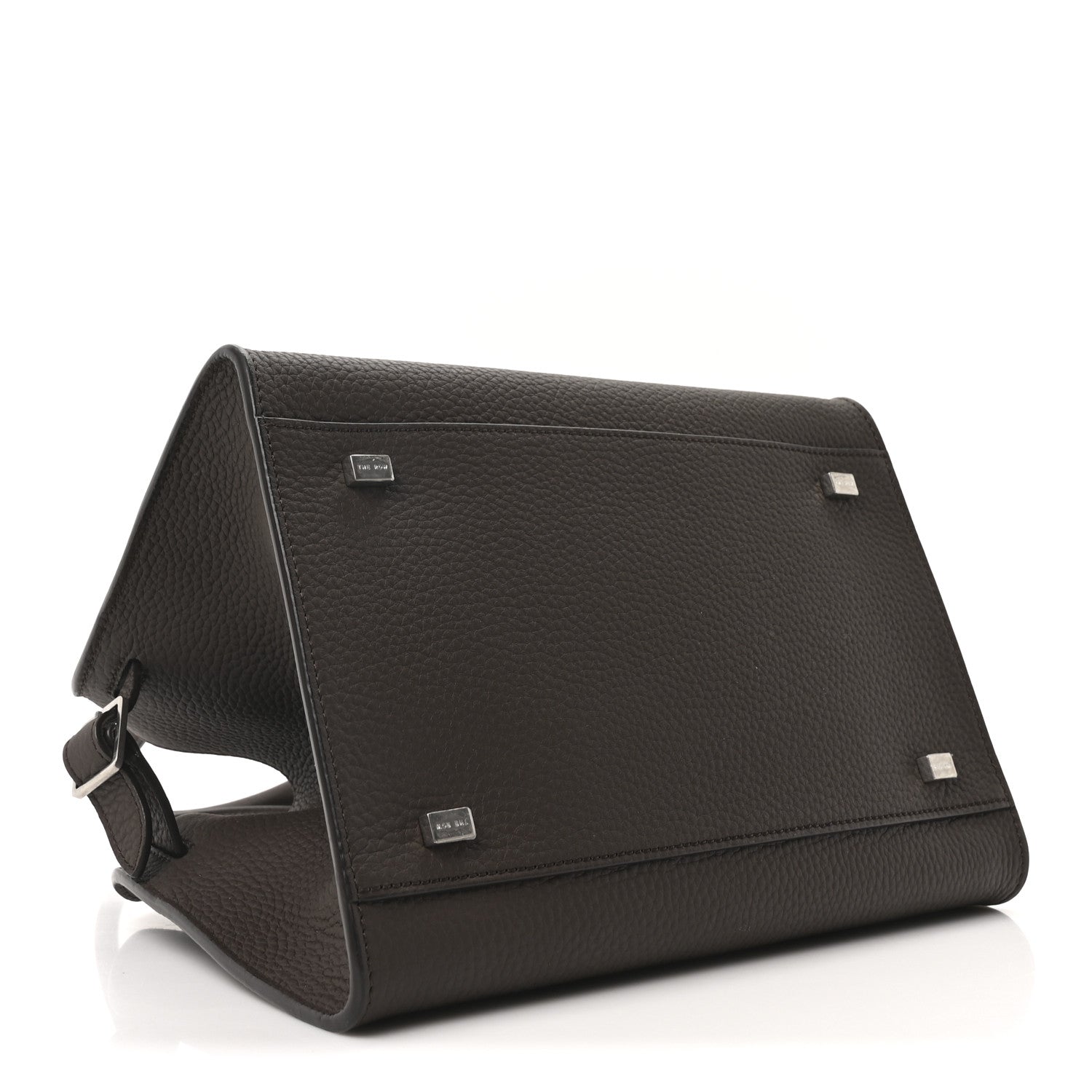 Grained Calfskin Soft Margaux 10 Bag Deep Brown